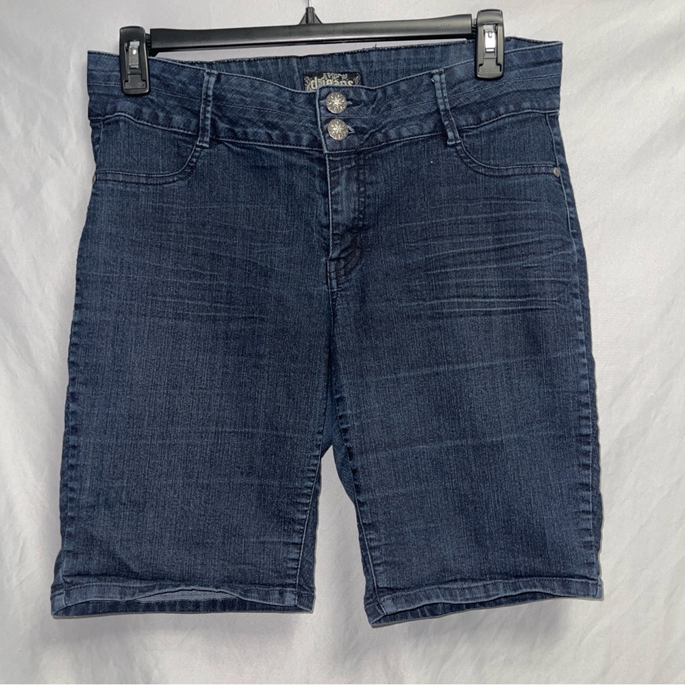 d. jeans Dark Blue Denim Shorts